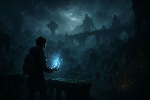 Ruinbound Realms - Jabali AI Poster