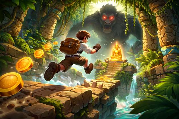 Jungle ⁵book run - Jabali AI Poster