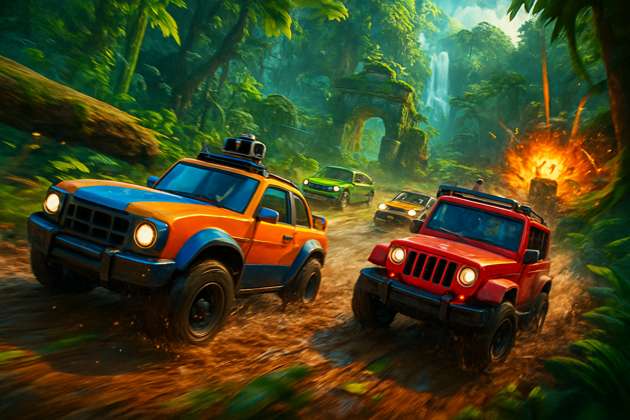 Jungle Rush: Wild Racers - 3D Racing by Jabali AI