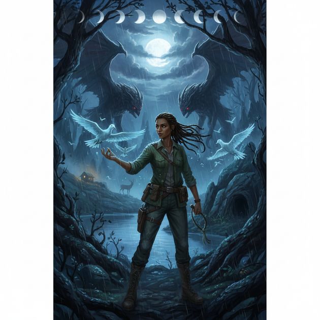 Luminflight Vigil - Jabali AI Poster