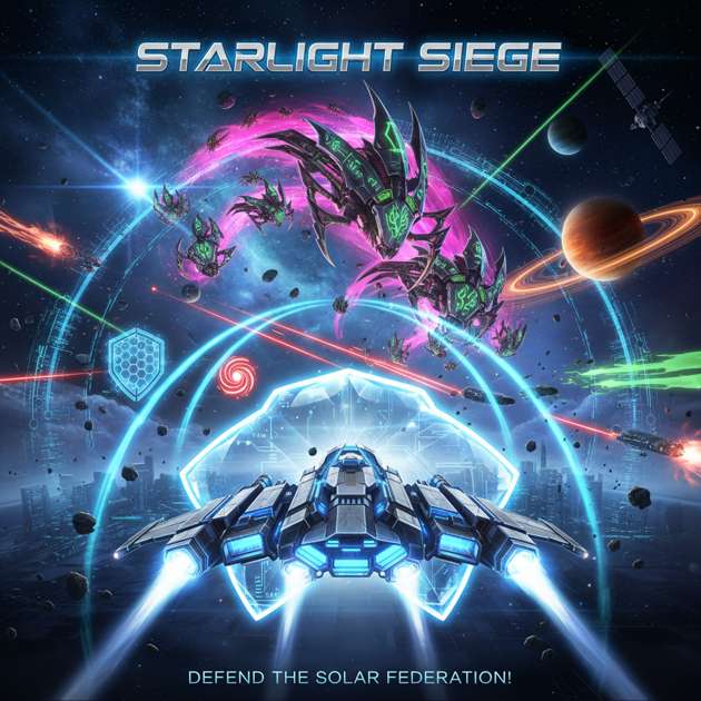 Starlight Siege - Jabali AI Poster