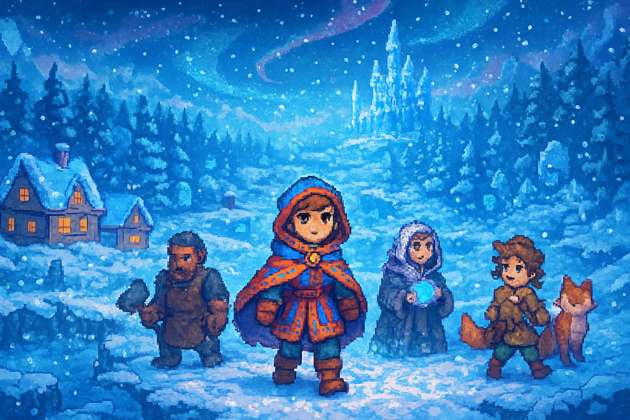 Frostbound Kingdom - Jabali AI Poster