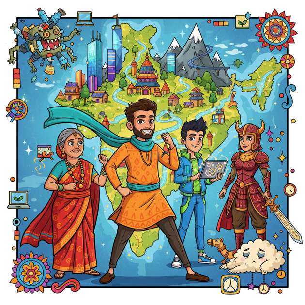 Modi Quest: Journey of Unity - Jabali AI Poster