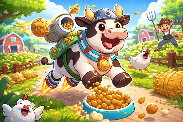 Cow Chow Chaos - Jabali AI Poster