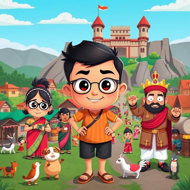 Village Vichitra - Jabali AI Poster