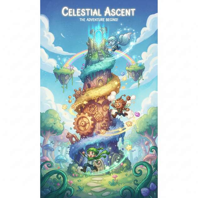 Bloomspire Bound - Jabali AI Poster