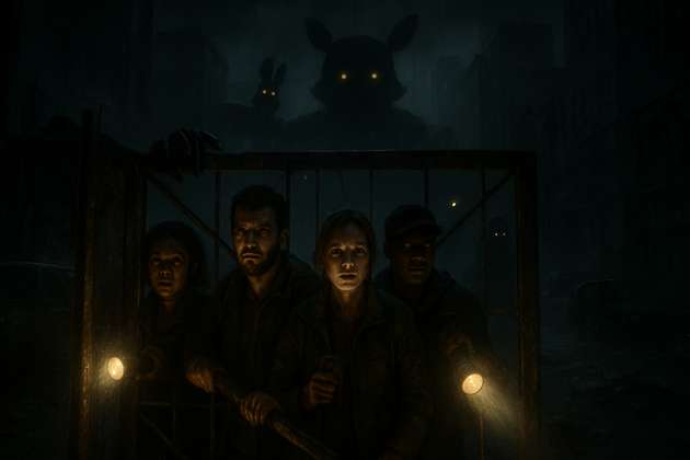 Urban Nightfall Survival - Jabali AI Poster