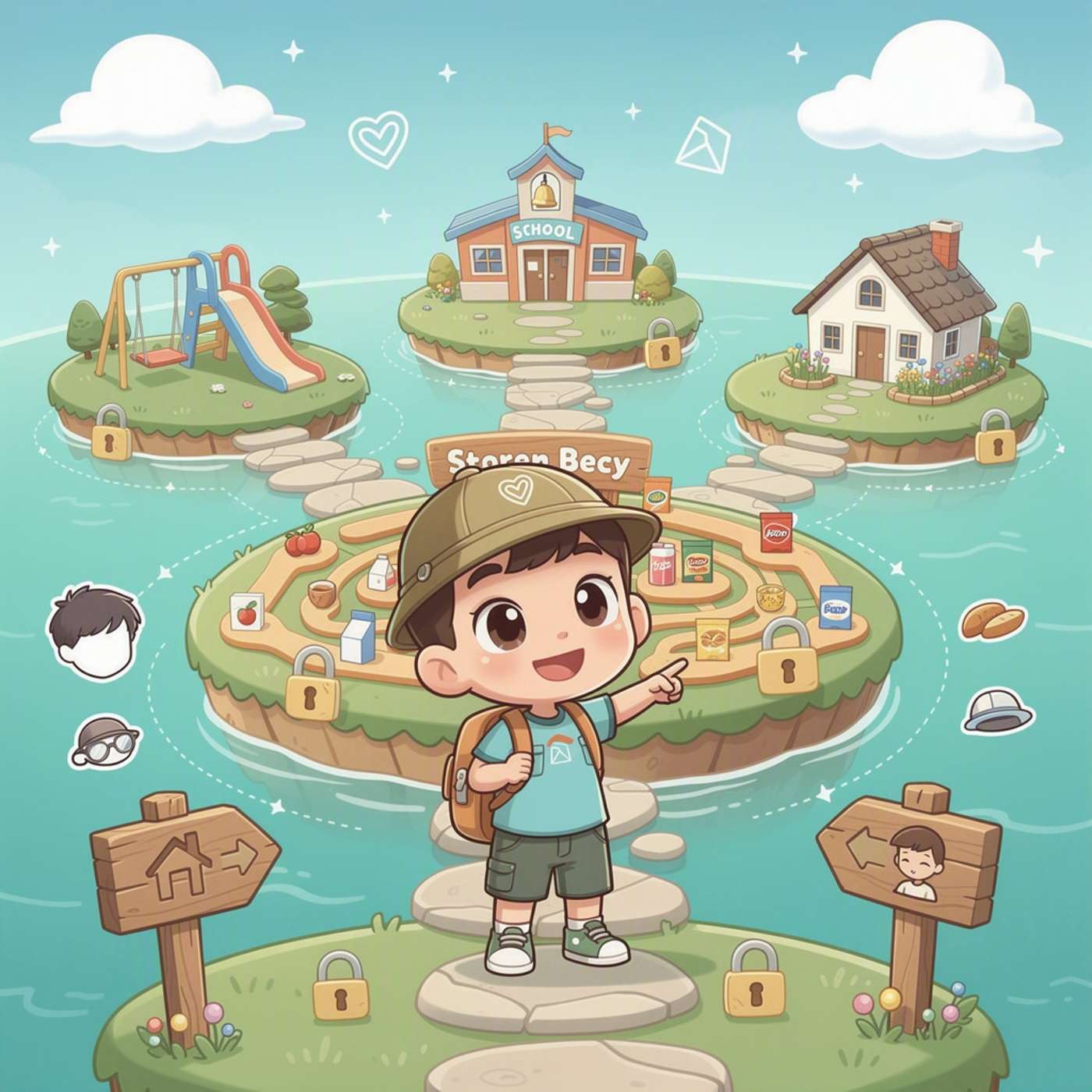 Learning Adventure game artwork