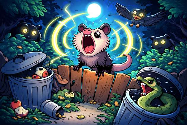 Possum Panic - Jabali AI Poster