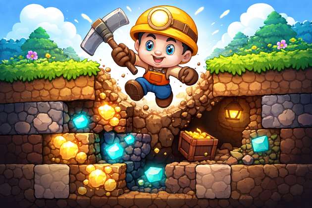 Pixel Digger - Jabali AI Poster