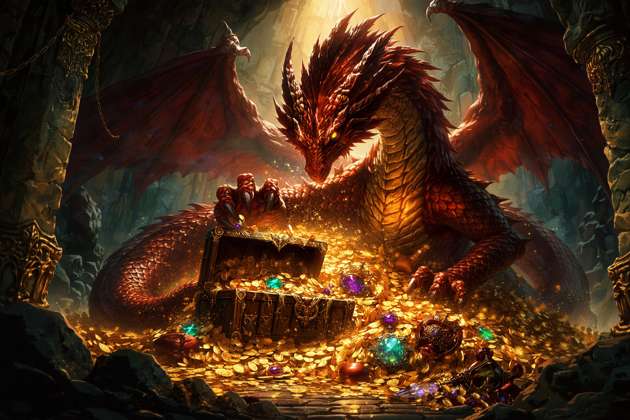 Dragon Khajana Quest - Jabali AI Poster
