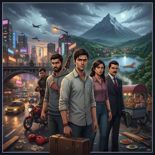 Betrayal in Mumbai - Jabali AI Poster
