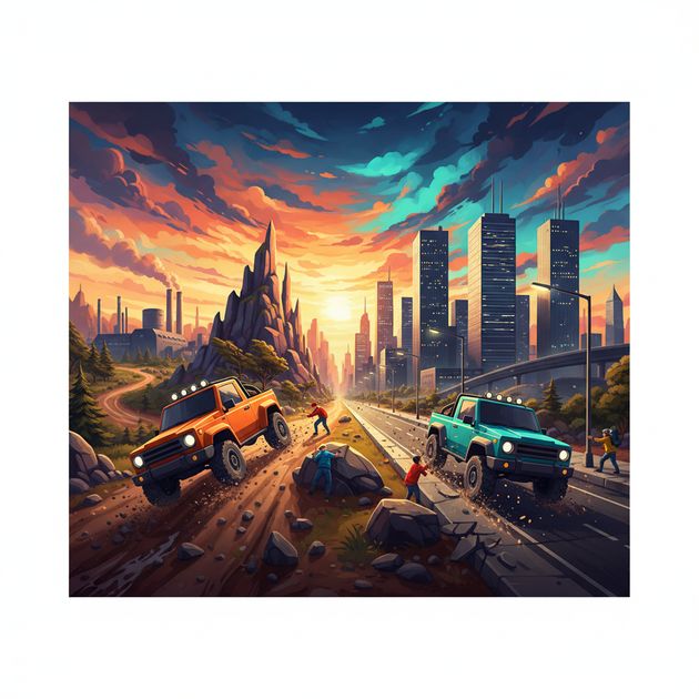 Truka Off-Roading Game - Jabali AI Poster