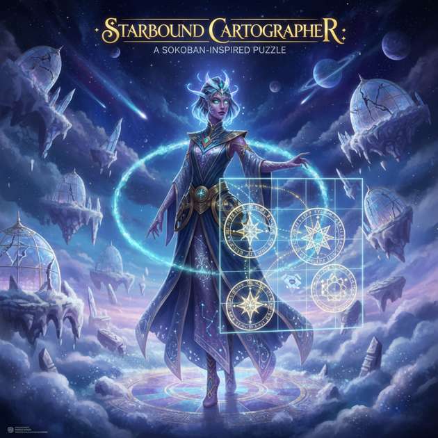 Starbound Cartographer - Jabali AI Poster