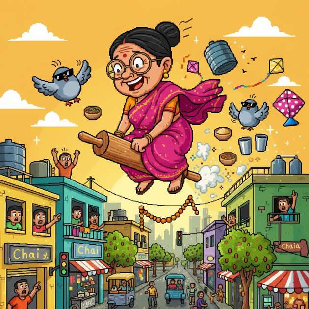 Turbo Chappal Chase - Jabali AI Poster