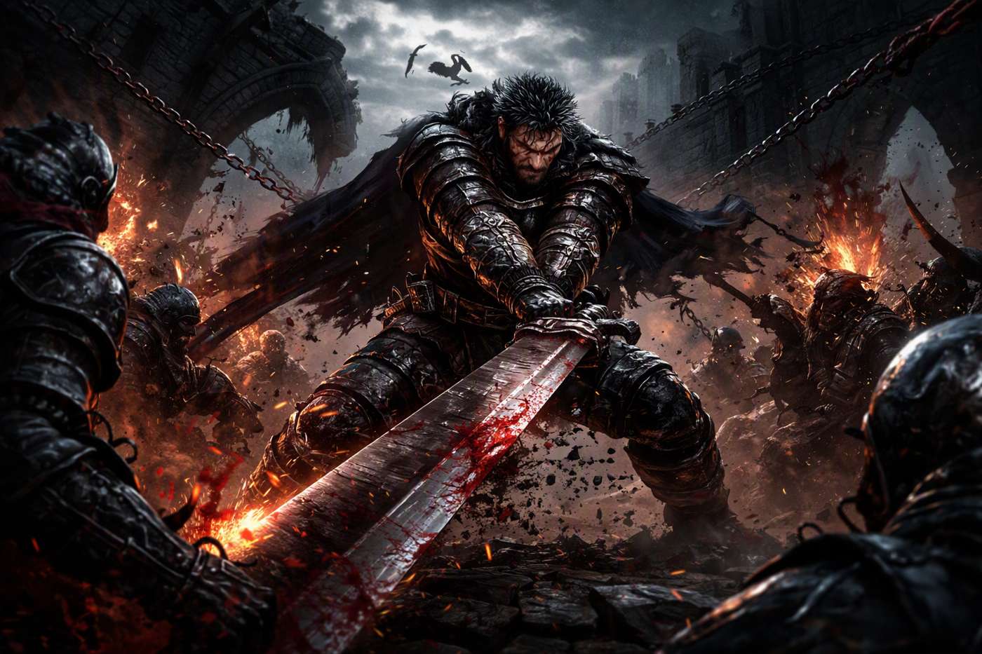 Black Swordsman game artwork