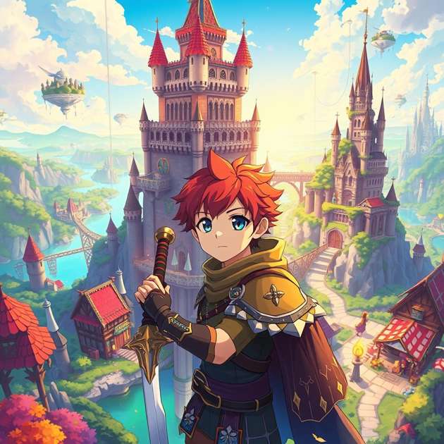 Aincrad: Bladebound Realms - Jabali AI Poster