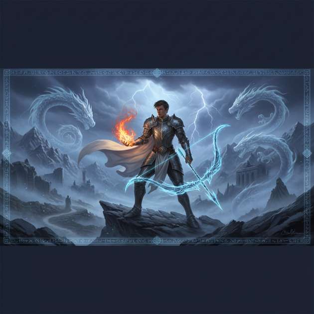 Mark of Ash and Flame - Jabali AI Poster