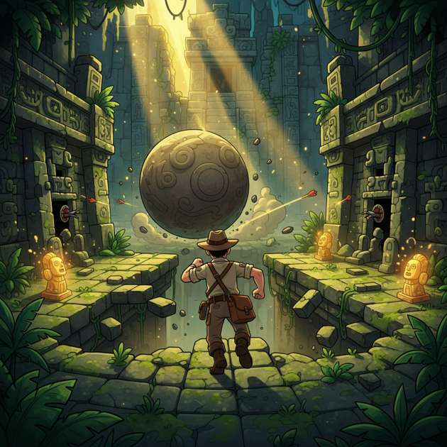 Jungle Relic Rush - Jabali AI Poster