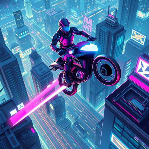Neon Velocity - Jabali AI Poster