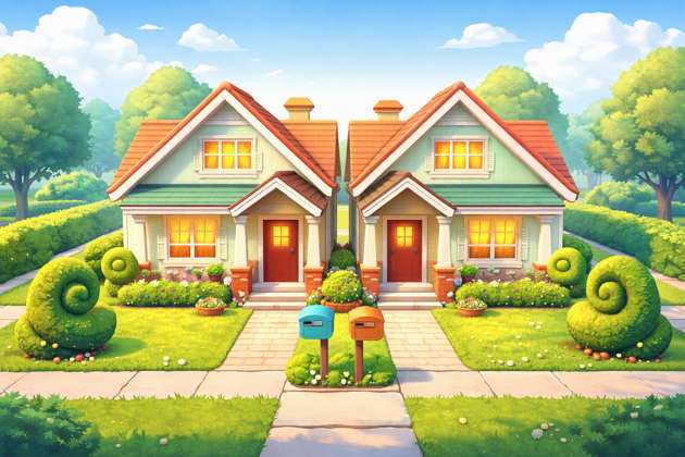 Duplex Dream Homes - Jabali AI Poster
