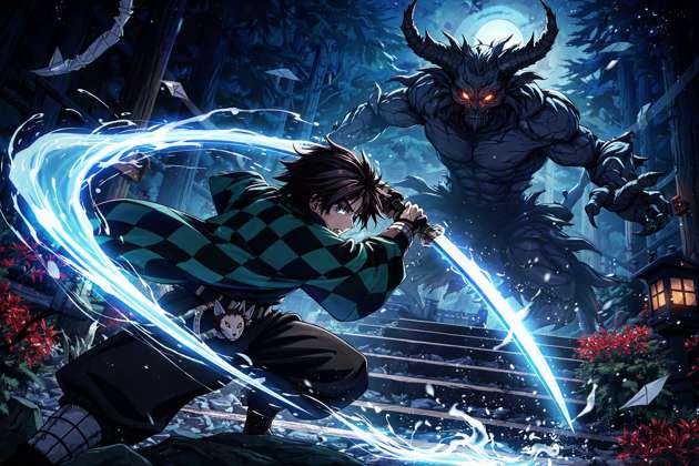 Demon Slayer Blade Hunt - Jabali AI Poster