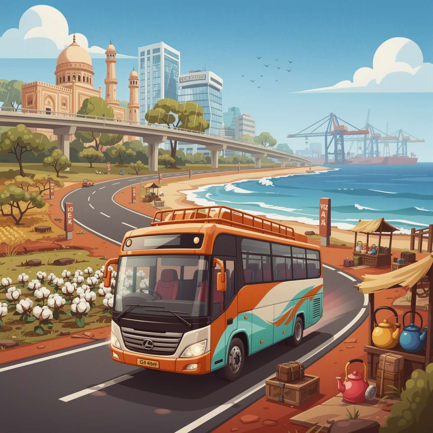 South India Bus Route Challenge game artwork
