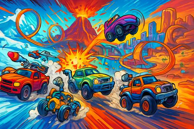 Turbo Mayhem Racers - Jabali AI Poster