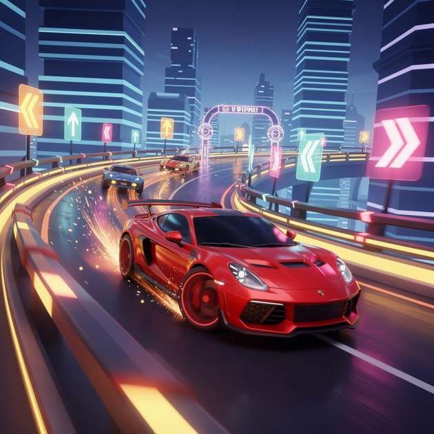 Turbo Countdown Racer - Jabali AI Poster