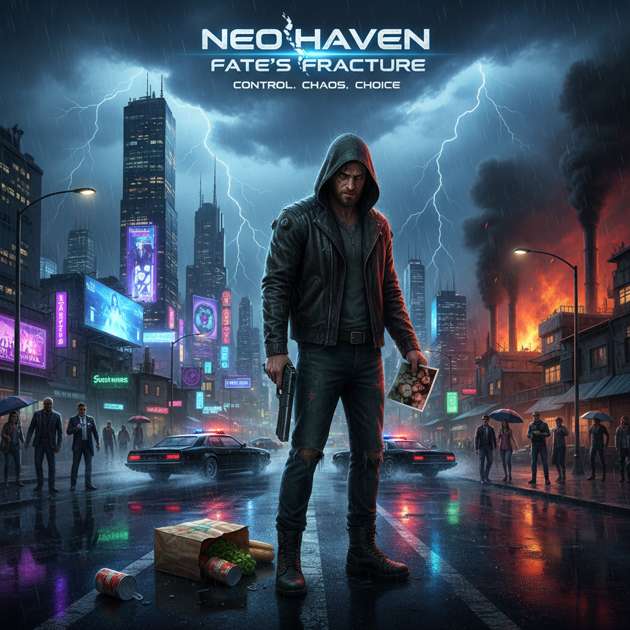 Neo Haven Divide - Jabali AI Poster