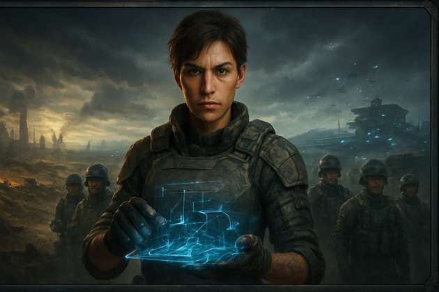 Commander Mara Voss - Jabali AI Poster