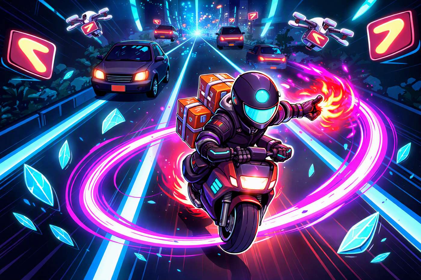 Chrono Drift Delivery game artwork