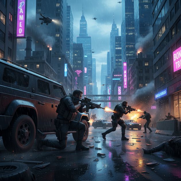 Urban Tactical Ops - Jabali AI Poster