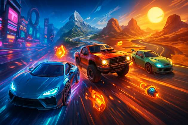 Turbo Rivals: Velocity Wars - 3D Racing by Jabali AI