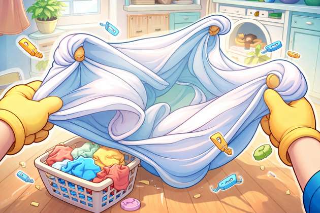 Fitted Sheet Frenzy - Jabali AI Poster