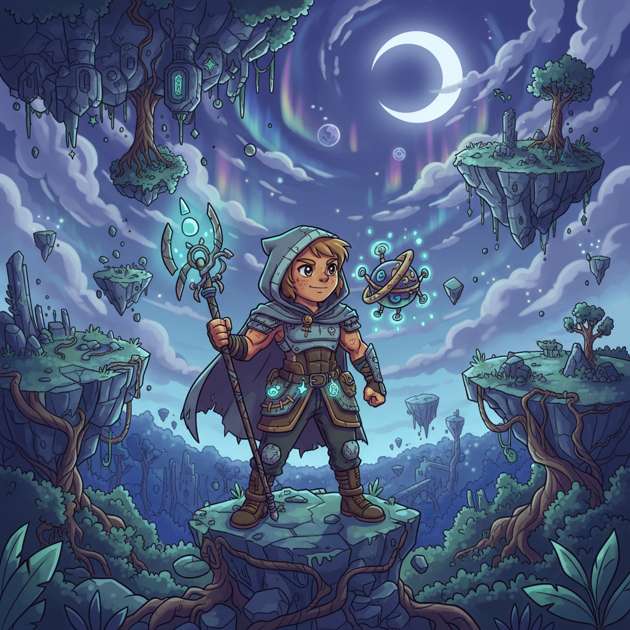 Skyspire Saga - Jabali AI Poster