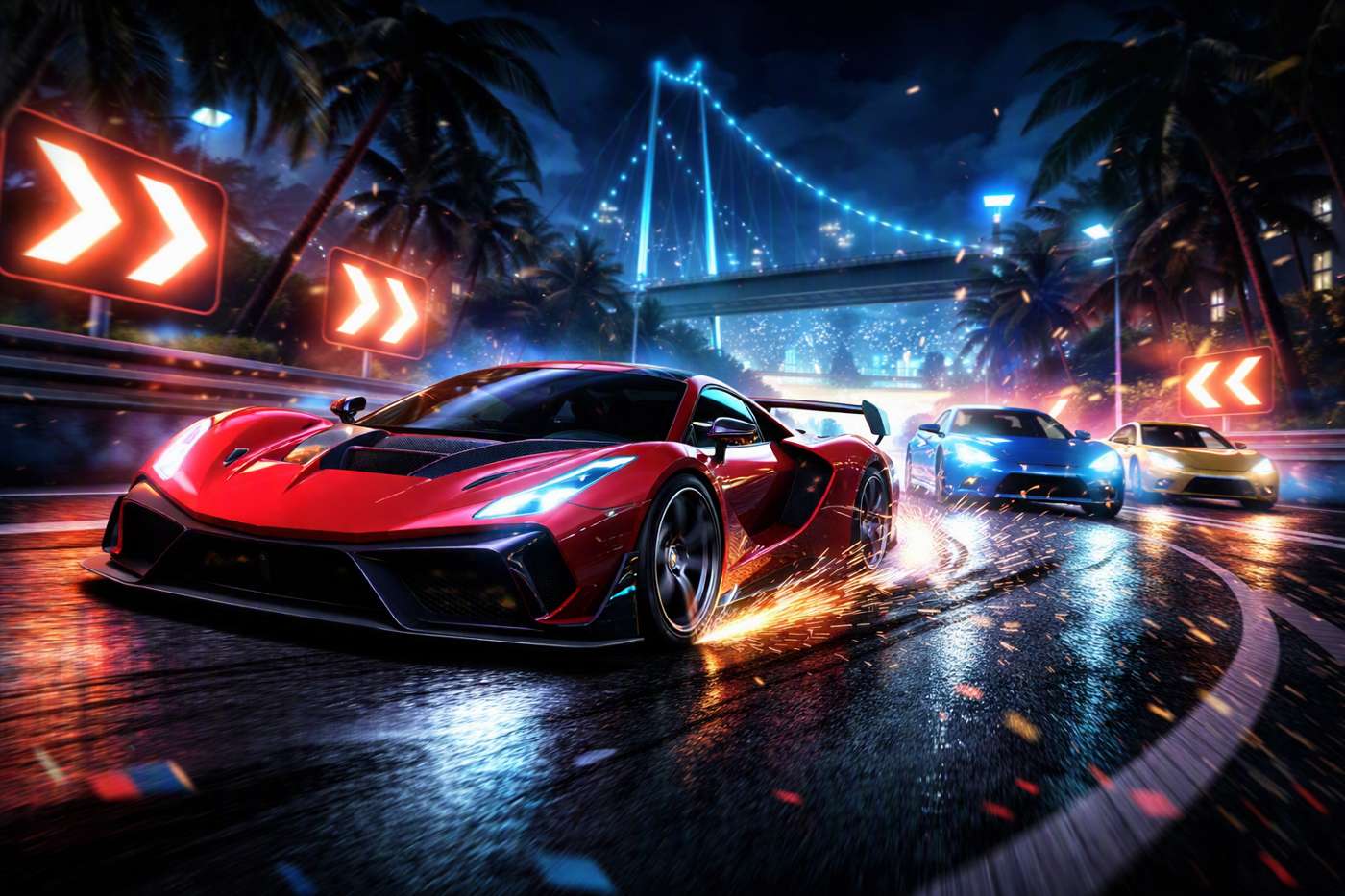 Turbo Drift Rush game artwork