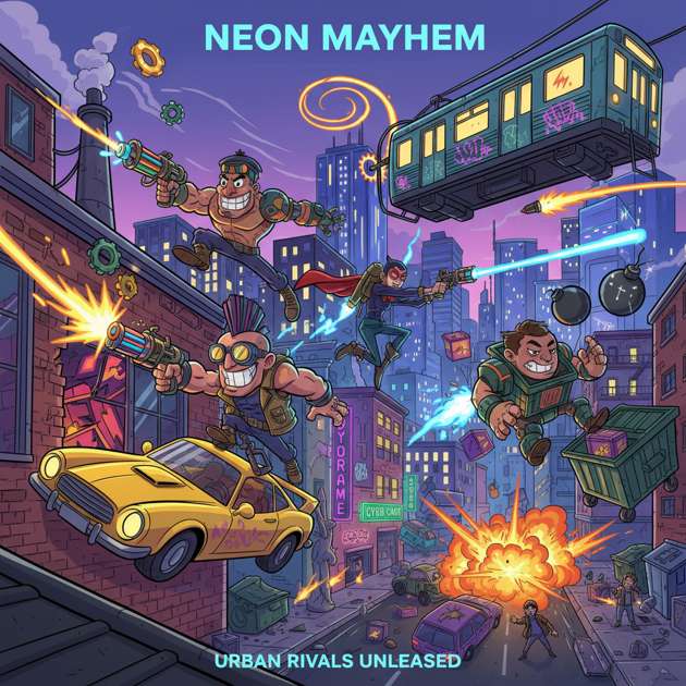 Urban Merc Mayhem - Jabali AI Poster