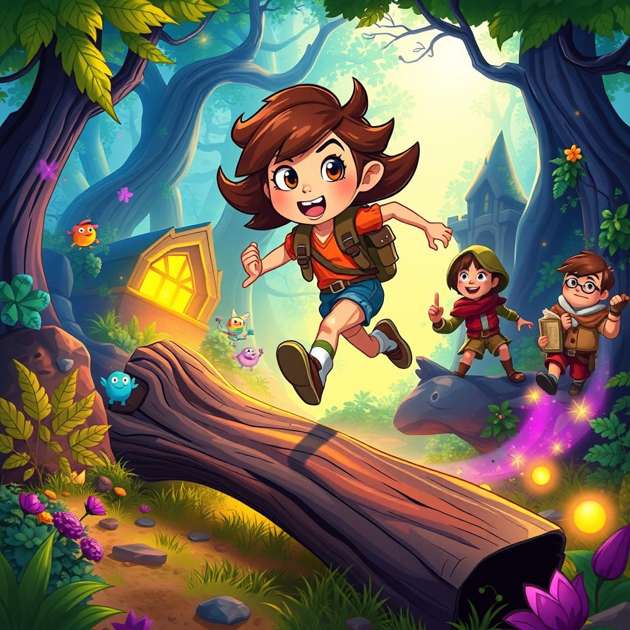 Forestbound Runaways - Jabali AI Poster