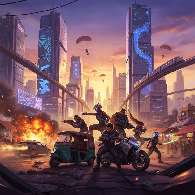 Urban Battlegrounds India - Jabali AI Poster