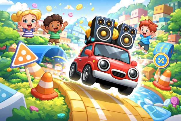 Tiny Cars Adventure - Jabali AI Poster
