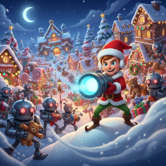 Snow Siege: Workshop Defense - Jabali AI Poster