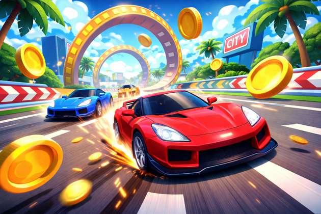 Coin Rush Racers - Jabali AI Poster