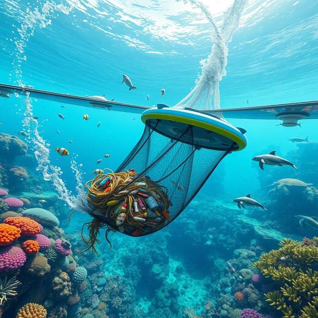 Ocean Cleanup Rush - Jabali AI Poster