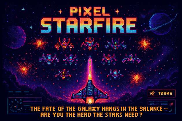 Pixel Starfire - Fixed Shooter Arcade by Jabali AI