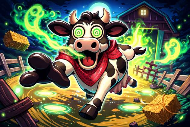 Cow Clicker: Possession Panic - Jabali AI Poster