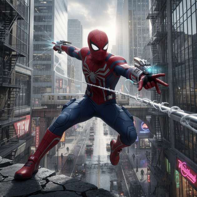 Spider Hero 3D - Jabali AI Poster