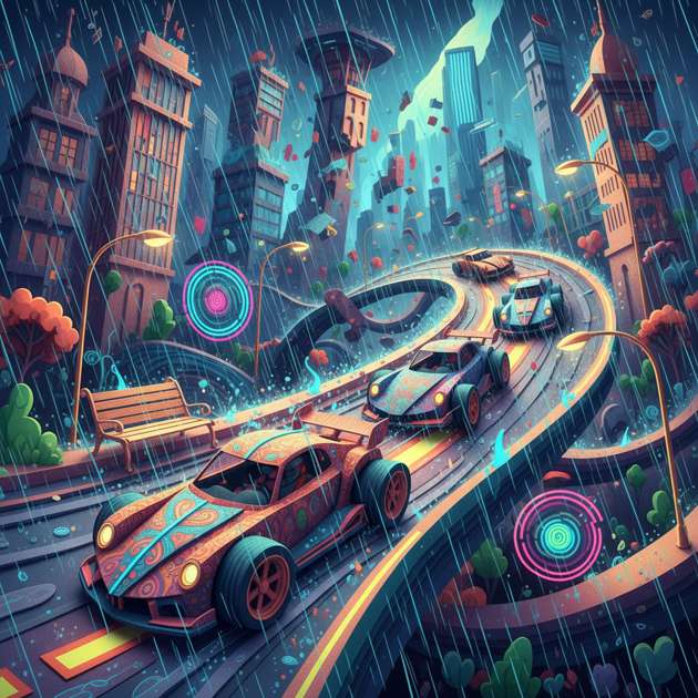 Rhythm Racer: City Shift - 3D Racing by Jabali AI