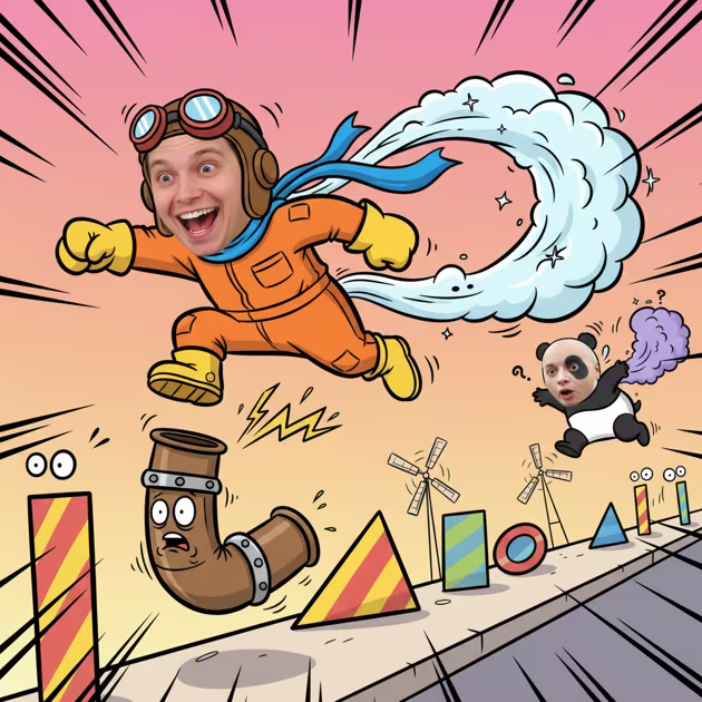 Face-Fart Frenzy - Jabali AI Poster