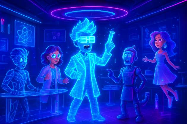 Lab Blitz: Neon Diagnostics - Jabali AI Poster